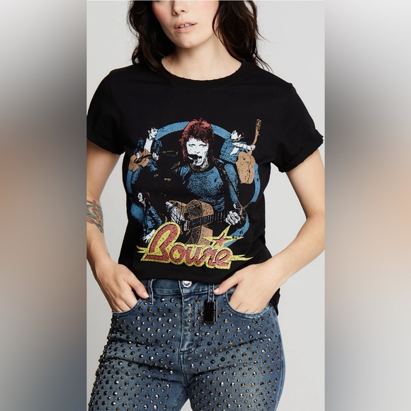 Recycled Karma Tops - Recycled David Bowie Live With Band